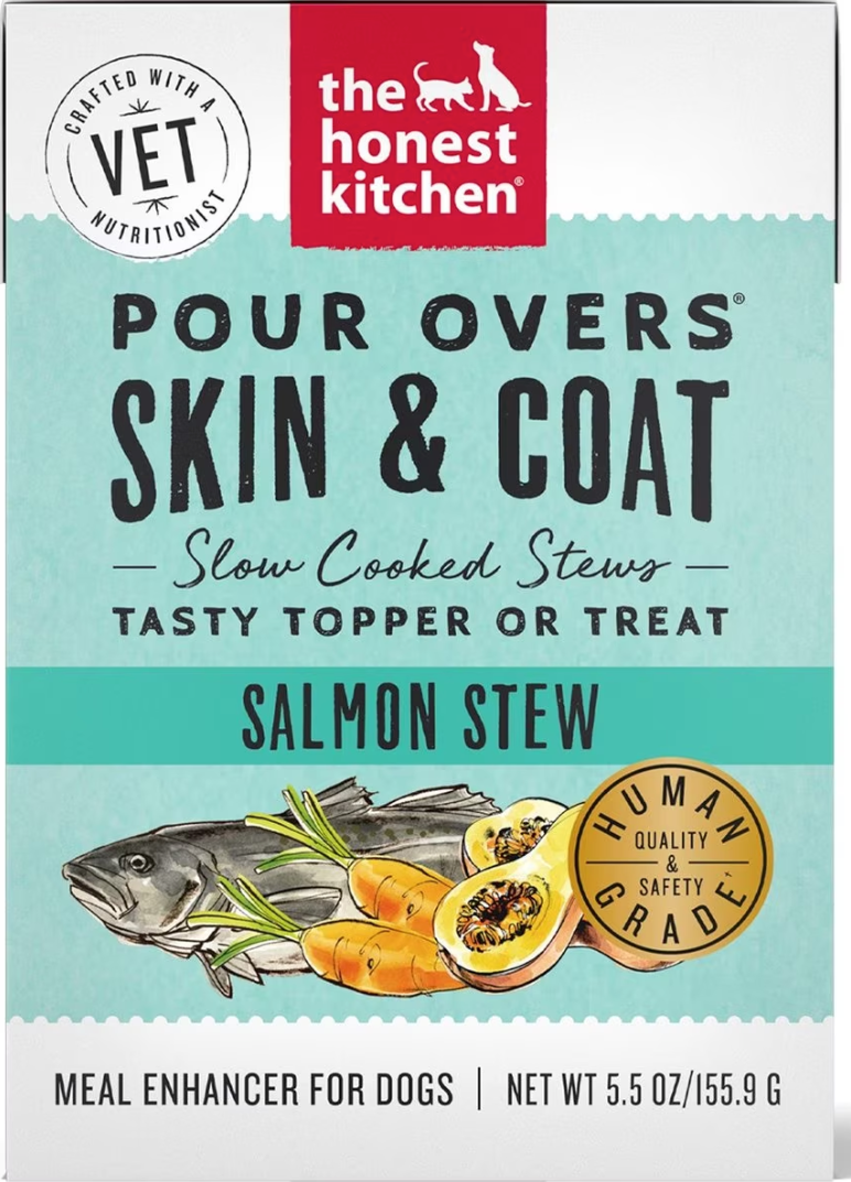 The Honest Kitchen - Functional Pour Overs - Skin & Coat Salmon Stew (Wet Dog Food)