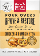 The Honest Kitchen - Functional Pour Overs - Revive & Restore Chicken & Pumpkin Stew (Wet Dog Food)