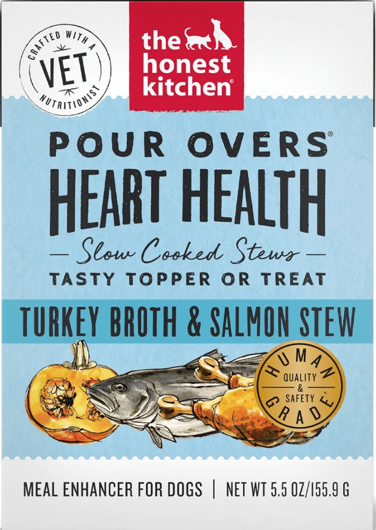 The Honest Kitchen - Functional Pour Overs - Heart Health Turkey Broth & Salmon Stew (Wet Dog Food)