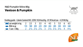 Farmina - N&D Pumpkin - Venison and Pumpkin Recipe (Wet Cat Food)