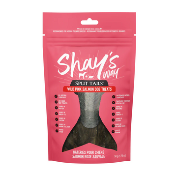 Shay's Way - Wild Pink Salmon Split Tails (For Dogs)