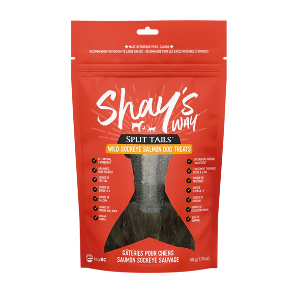 Shay's Way - Wild Sockeye Split Tails (For Dogs)