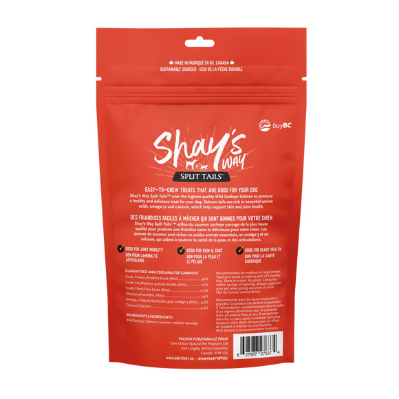 Shay's Way - Wild Sockeye Split Tails (For Dogs)