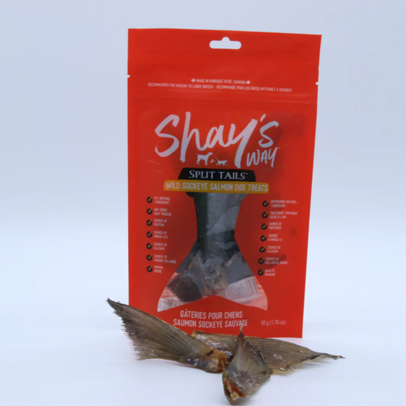 Shay's Way - Wild Sockeye Split Tails (For Dogs)