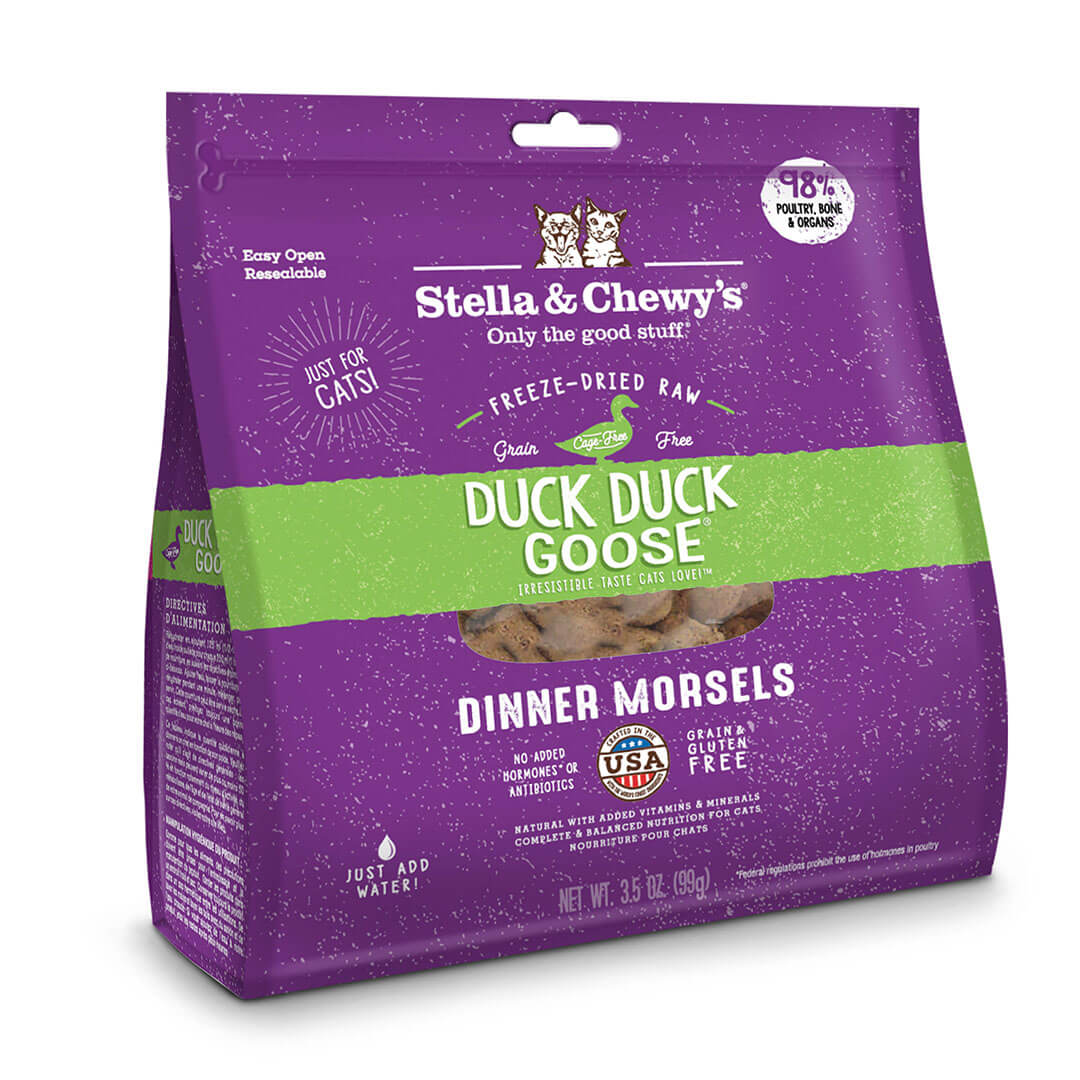 Stella & Chewy's - Duck Duck Goose Dinner Morsels Freeze-Dried Raw (Cat Food)