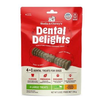 Stella & Chewy's - Large Dental Delights Chicken Parsley Flavor (For Dogs)