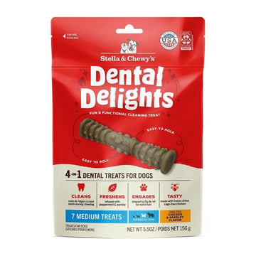 Stella & Chewy's - Medium Dental Delights Chicken Parsley Flavor (For Dogs)