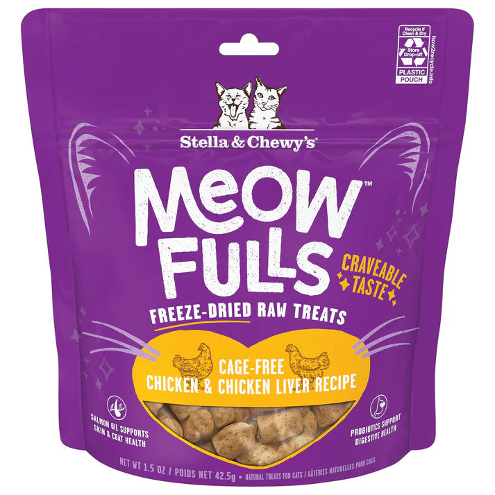 Stella & Chewy's - Meowfulls Chicken & Chicken Liver (Cat Treats)