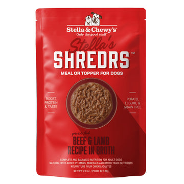 Stella & Chewy's Shredrs Beef & Lamb 2.8oz pouch