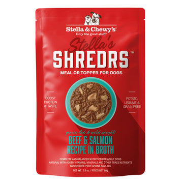 Stella & Chewy's Shredrs Beef & Salmon 2.8oz pouch
