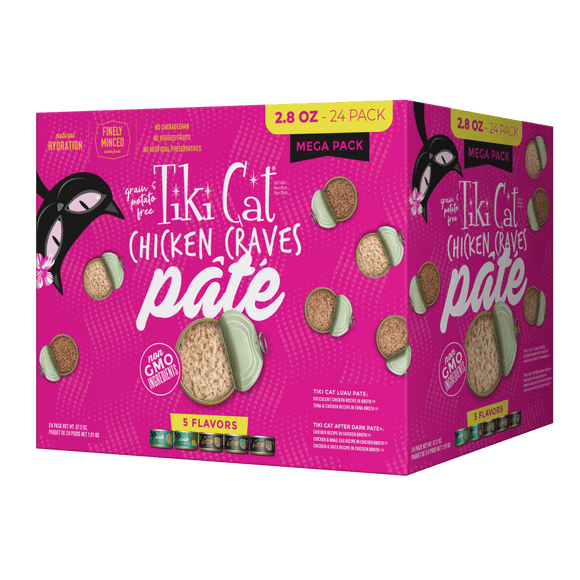 Tiki Cat - Mega Packs - Chicken Craves Pate (For Cats)