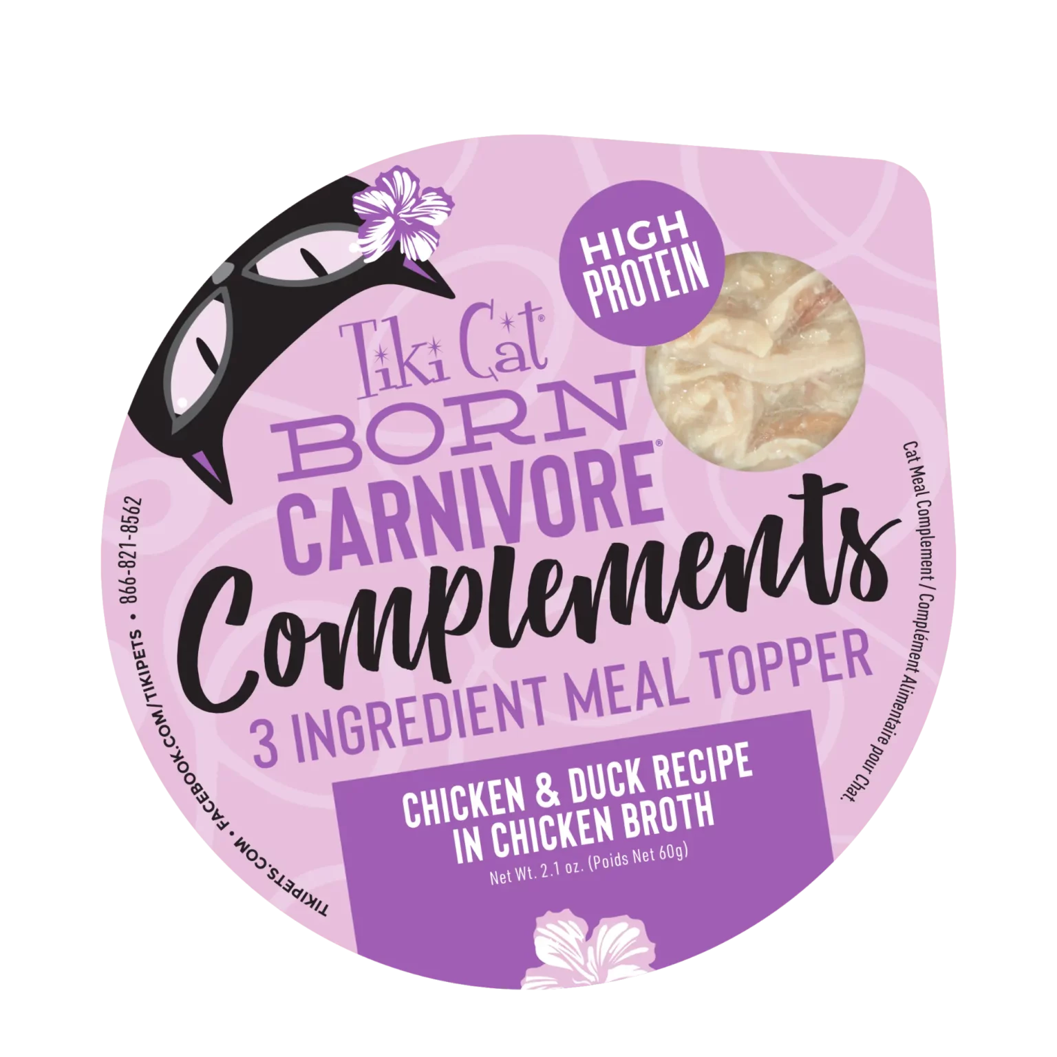 Tiki Cat - Born Carnivore - Chicken & Duck In Chicken Broth (For Cats)