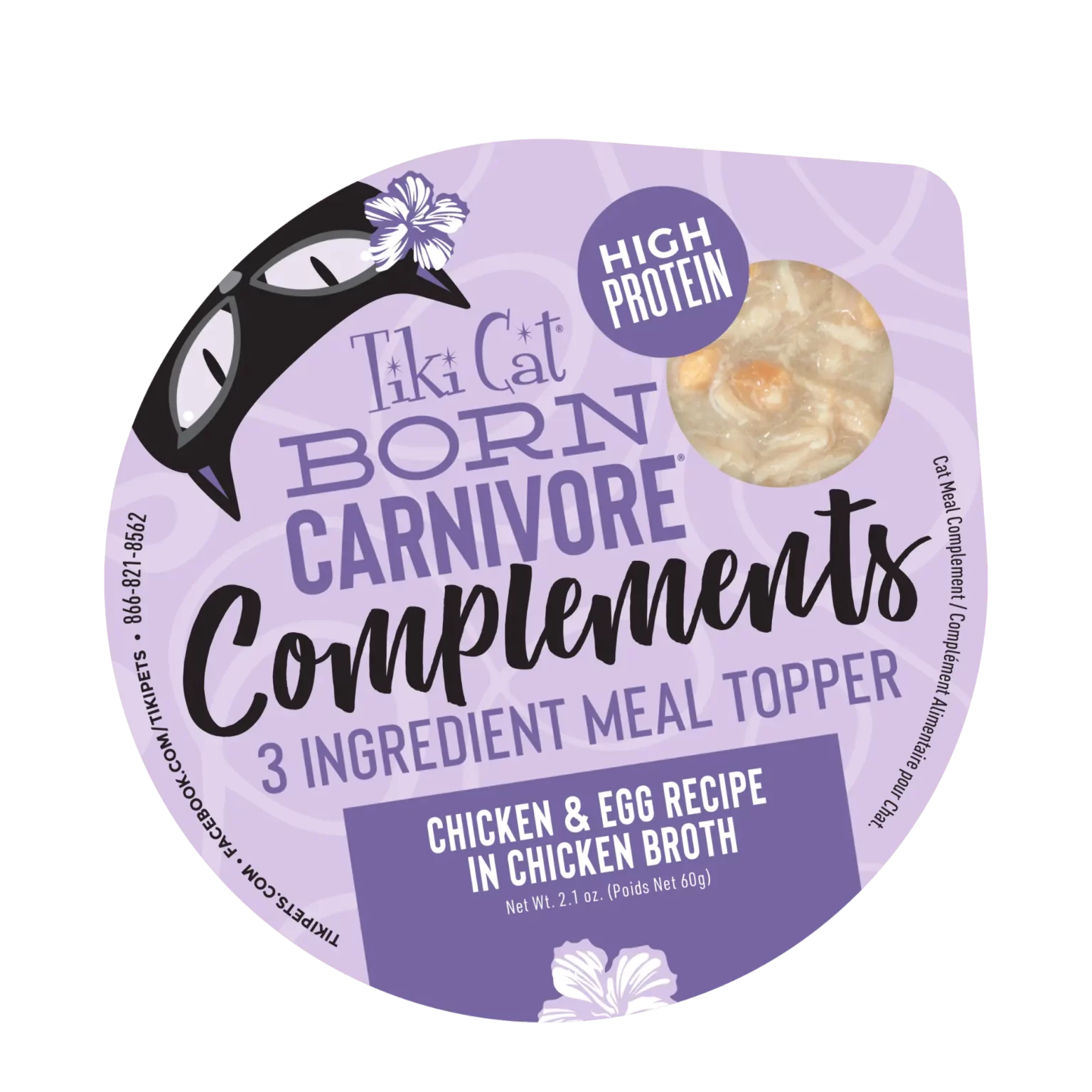 Tiki Cat - Born Carnivore - Chicken & Egg In Chicken Broth (For Cats)