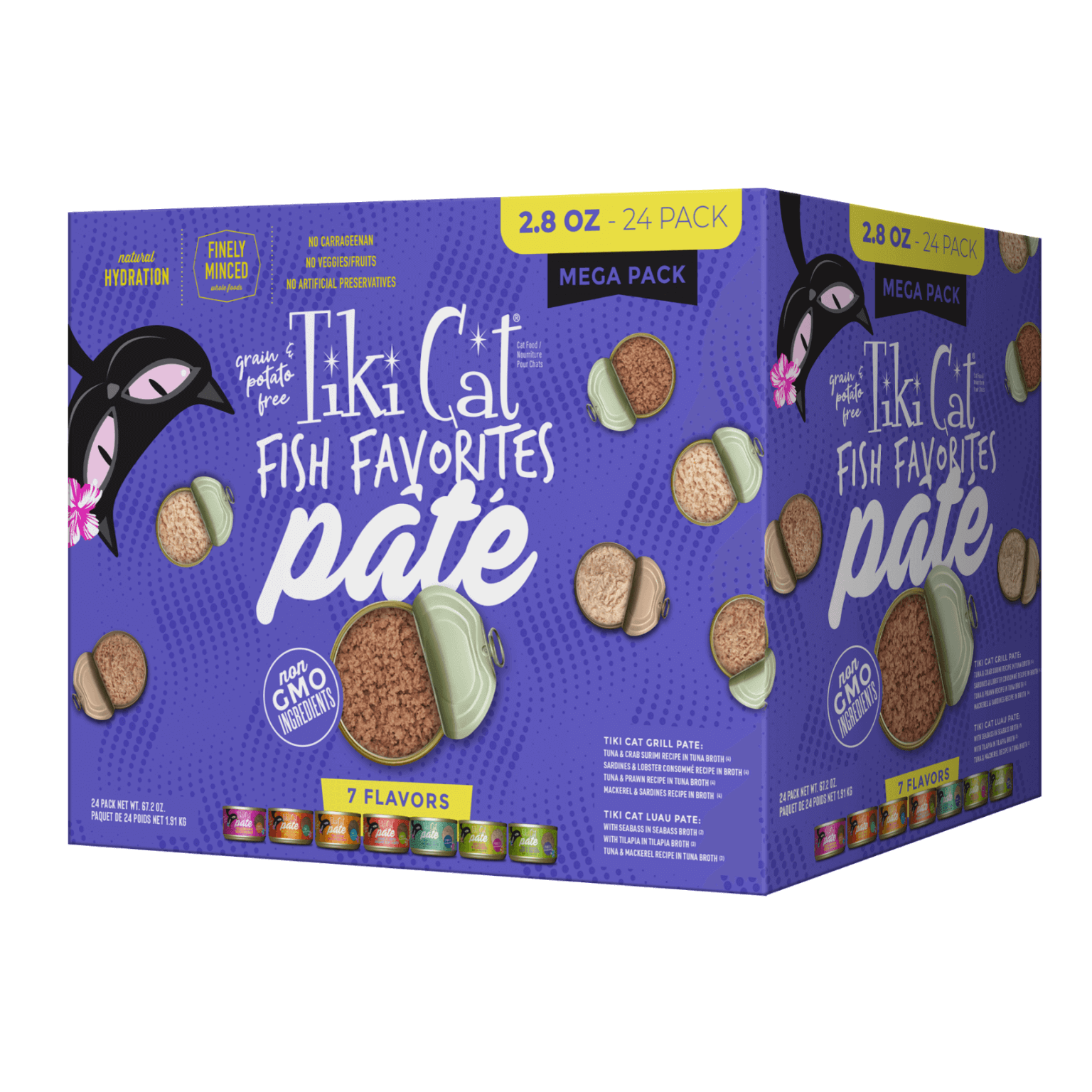 Tiki Cat - Mega Packs - Fish Favorites Pate (For Cats)