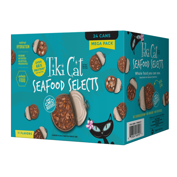 Tiki Cat - Mega Packs - Seafood Selects (For Cats)
