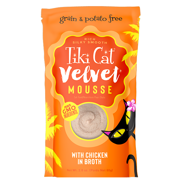 Tiki Cat - Velvet Mousse - Chicken Recipe (For Cats)