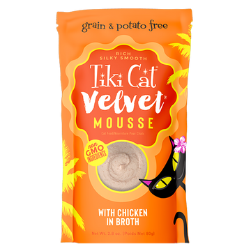 Tiki Cat - Velvet Mousse - Chicken Recipe (For Cats)