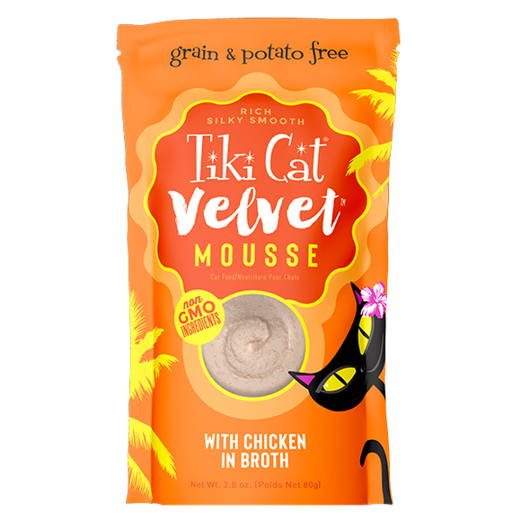 Tiki Cat - Velvet Mousse - Chicken Recipe (For Cats)