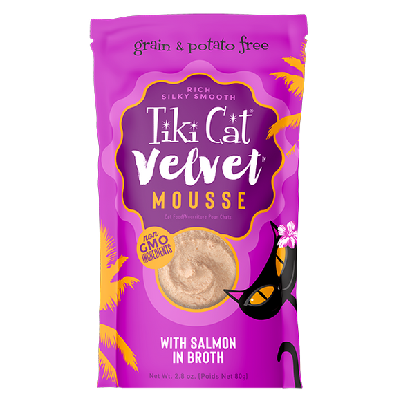 Tiki Cat - Velvet Mousse - Salmon Recipe (For Cats)