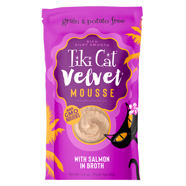 Tiki Cat - Velvet Mousse - Salmon Recipe (For Cats)
