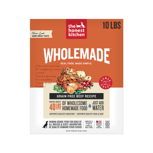 The Honest Kitchen - Dehydrated - Grain Free Beef Recipe (Dog Food)