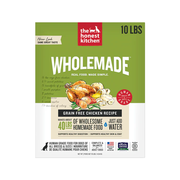 the honest kitchen グレインフリーターキー The Honest Kitchen - Dehydrated - Grain Free Chicken Recipe (Dog