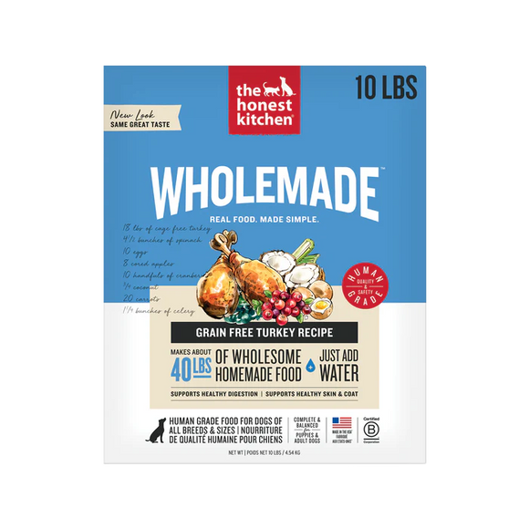 The Honest Kitchen - Dehydrated - Grain Free Turkey Recipe (Dog Food)