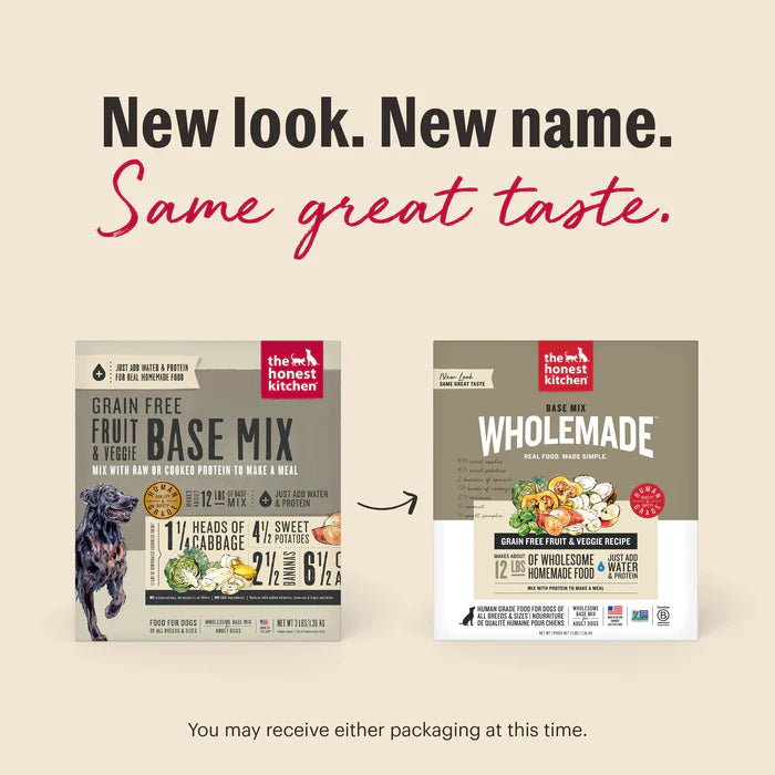 The Honest Kitchen - Dehydrated - Grain Free Fruit & Veggie Based