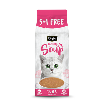 Kit Cat - Savoury Soup - Tuna (Cat Food Topper, 6 x 50g)