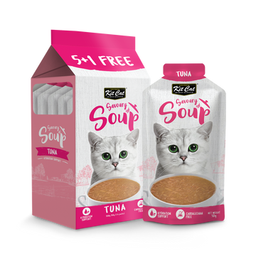 Kit Cat - Savoury Soup - Tuna (Cat Food Topper, 6 x 50g)