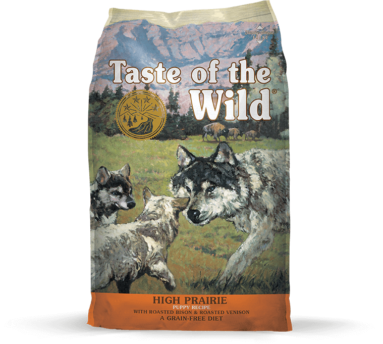 Taste of the Wild - High Prairie Puppy with Roasted Bison & Venison (Dry Grain-Free Dog Food) - ARMOR THE POOCH
