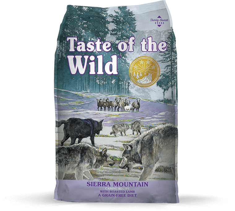 Taste of the Wild - Sierra Mountain with Roasted Lamb (Dry Grain-Free Dog Food) - ARMOR THE POOCH