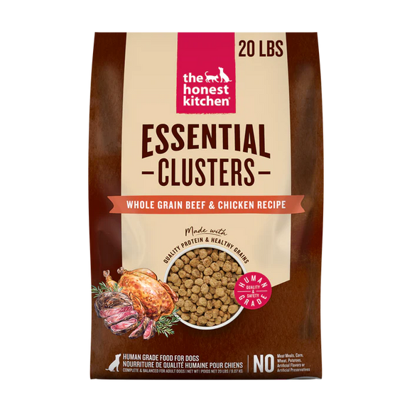 The Honest Kitchen - Essential Clusters - Whole Grain Beef & Chicken (Dry Dog Food)