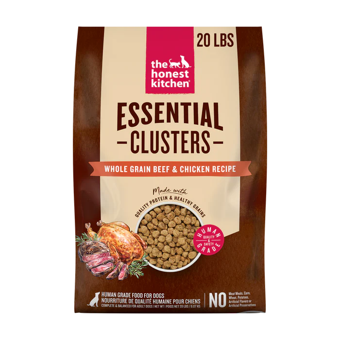 The Honest Kitchen - Essential Clusters - Whole Grain Beef & Chicken (Dry Dog Food)