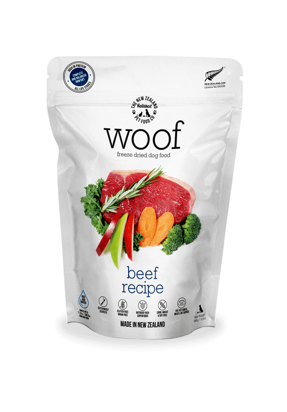 The NZ Natural Pet Food Co. - Woof - Freeze-Dried Beef (For Dogs)