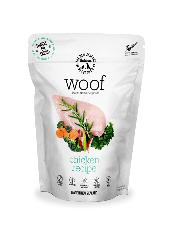 The NZ Natural Pet Food Co - Woof - Freeze-Dried Chicken Treats (For Dogs)