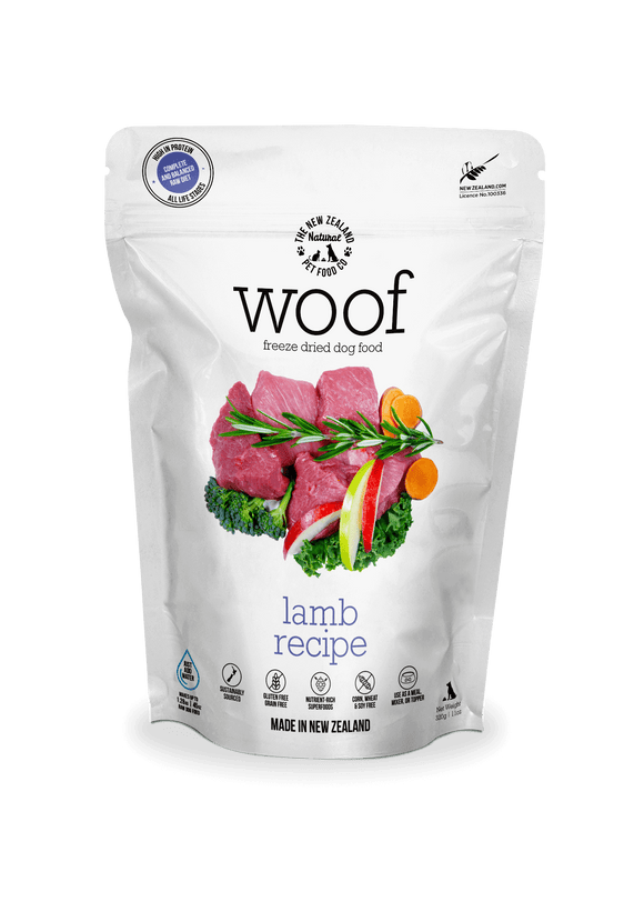 The NZ Natural Pet Food Co. - Woof - Freeze-Dried Lamb (For Dogs)
