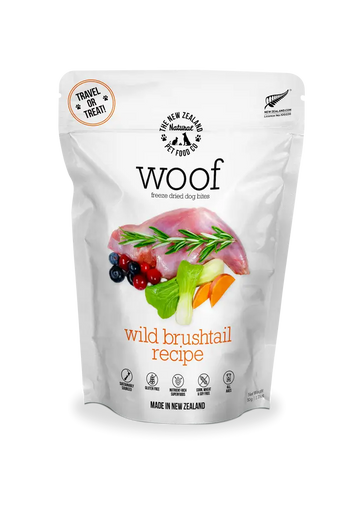 The NZ Natural Pet Food Co. | Woof | Freeze-Dried Wild Brushtail | Dog Treat