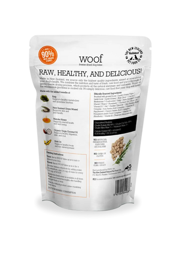 The NZ Natural Pet Food Co. | Woof | Freeze-Dried Wild Brushtail | Dog Treat