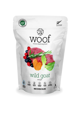The NZ Natural Pet Food Co. | Woof | Freeze-Dried Wild Goat (For Dogs) | Pet Store Toronto