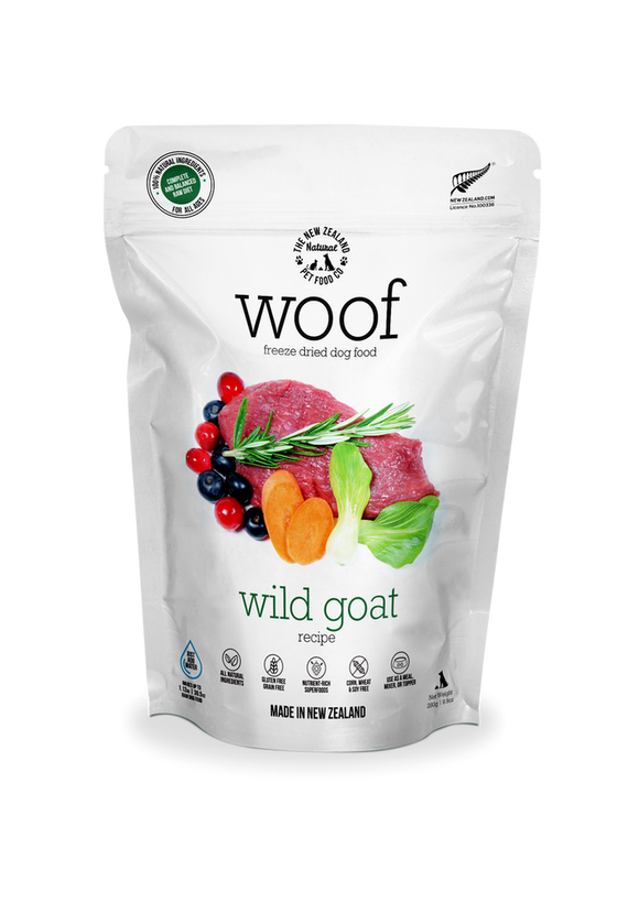The NZ Natural Pet Food Co. - Woof - Freeze-Dried Wild Goat (Treat For Dogs)