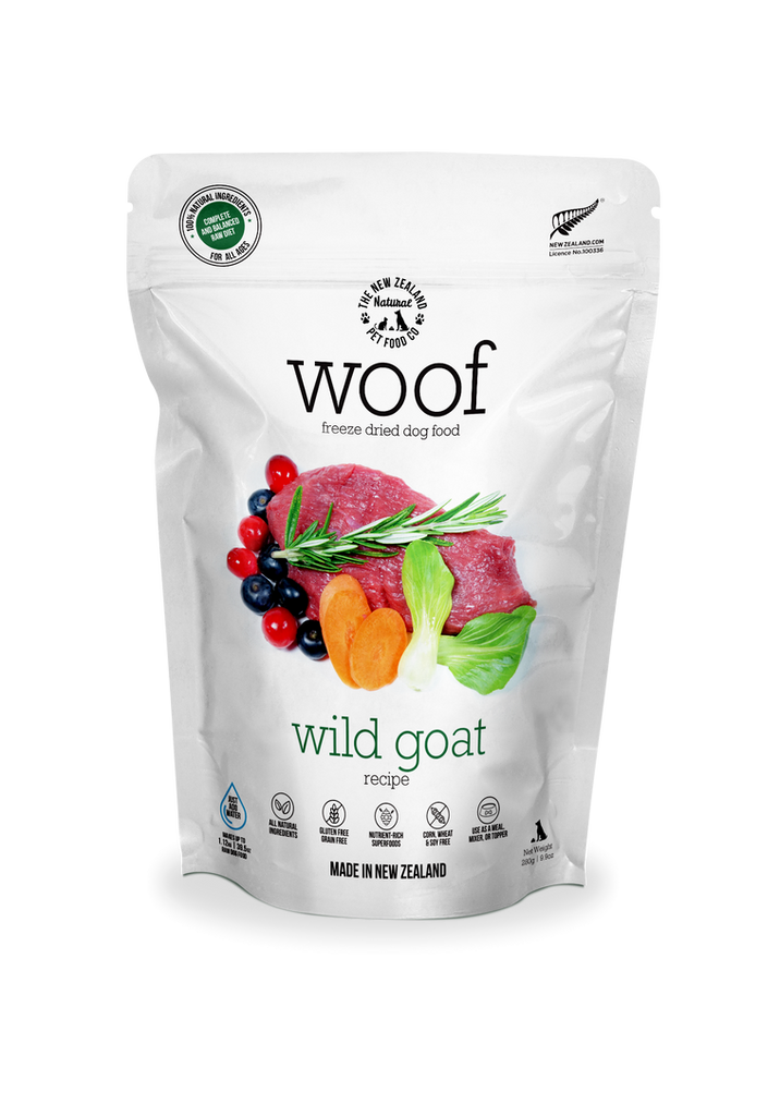 The NZ Natural Pet Food Co. - Woof - Freeze-Dried Wild Goat (Treat For Dogs)