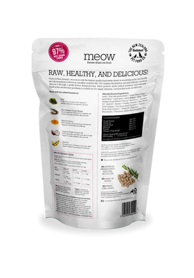 The NZ Natural Pet Food Co. | meow | Freeze Dried Lamb & Hoki Recipe (For Cats)| Pet Store Toronto