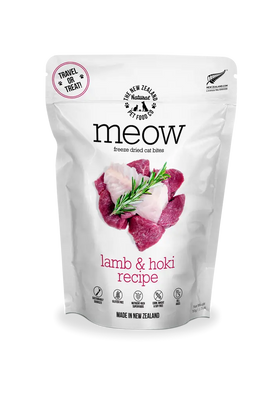 The NZ Natural Pet Food Co. | meow | Freeze Dried Lamb & Hoki | Cat Treat