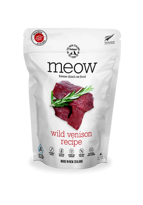 The NZ Natural Pet Food Co. | meow | Freeze Dried Venison Recipe | Cat Food