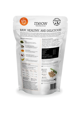 The NZ Natural Pet Food Co. | meow | Freeze Dried Wild Brushtail Recipe | Cat Food