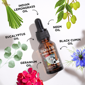 Tickless - Herbal Shield Spot On - 100% Natural Insect Repellent (For Dogs)