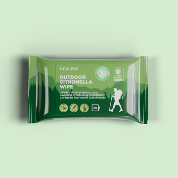Tickless - Outdoor Citronella Wipe (For Human Adults)