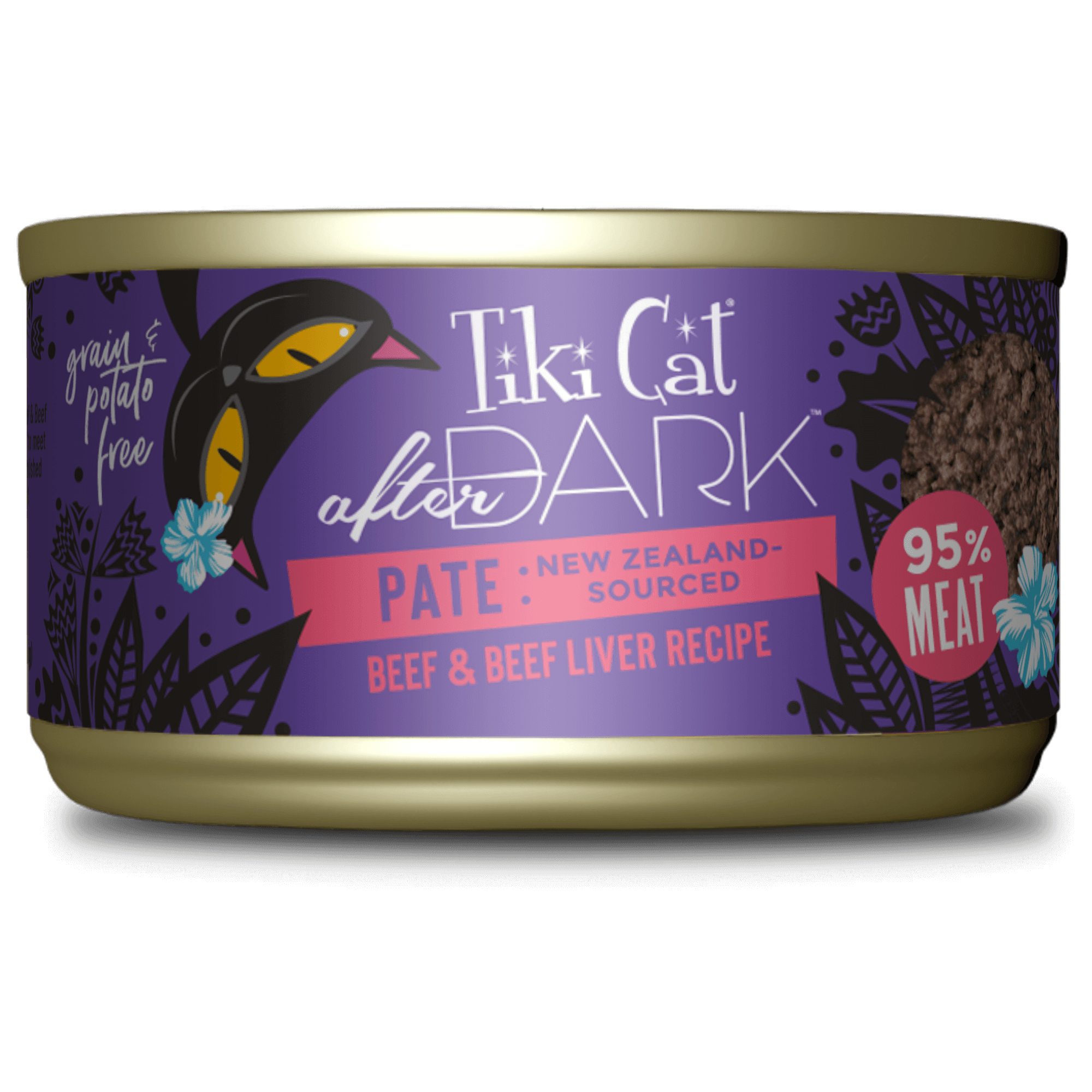 Tiki Cat - After Dark - Beef & Beef Liver Pate | Cat Wet Food