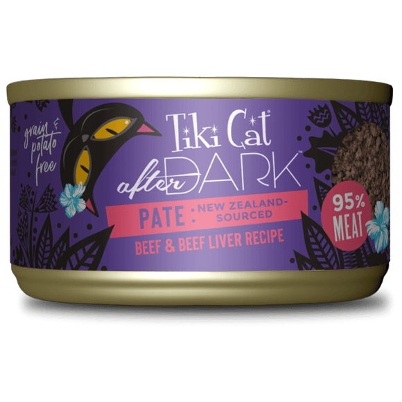 Tiki Cat - After Dark - Beef & Beef Liver Pate | Cat Wet Food